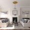 Ekena Millwork Oslo Ceiling Medallion (Fits Canopies up to 7 5/8"), 38 3/8"OD x 2 7/8"P, Iridescent Gold CM38OSIGS - alternate 2